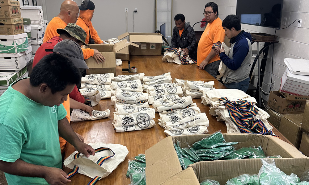 At Work for Maui County Recycle Department